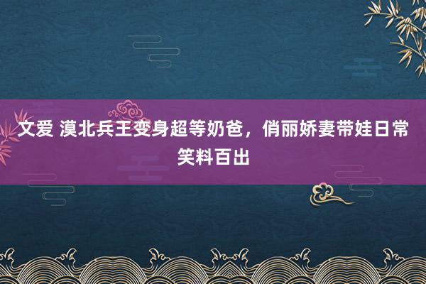 文爱 漠北兵王变身超等奶爸，俏丽娇妻带娃日常笑料百出